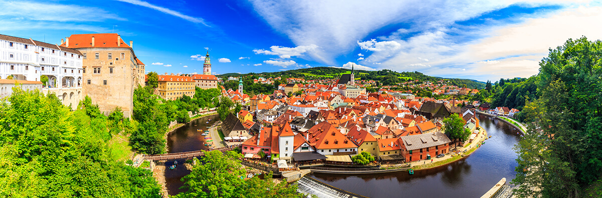 Photo of The city of Český Krumlov in the Czech Republic
